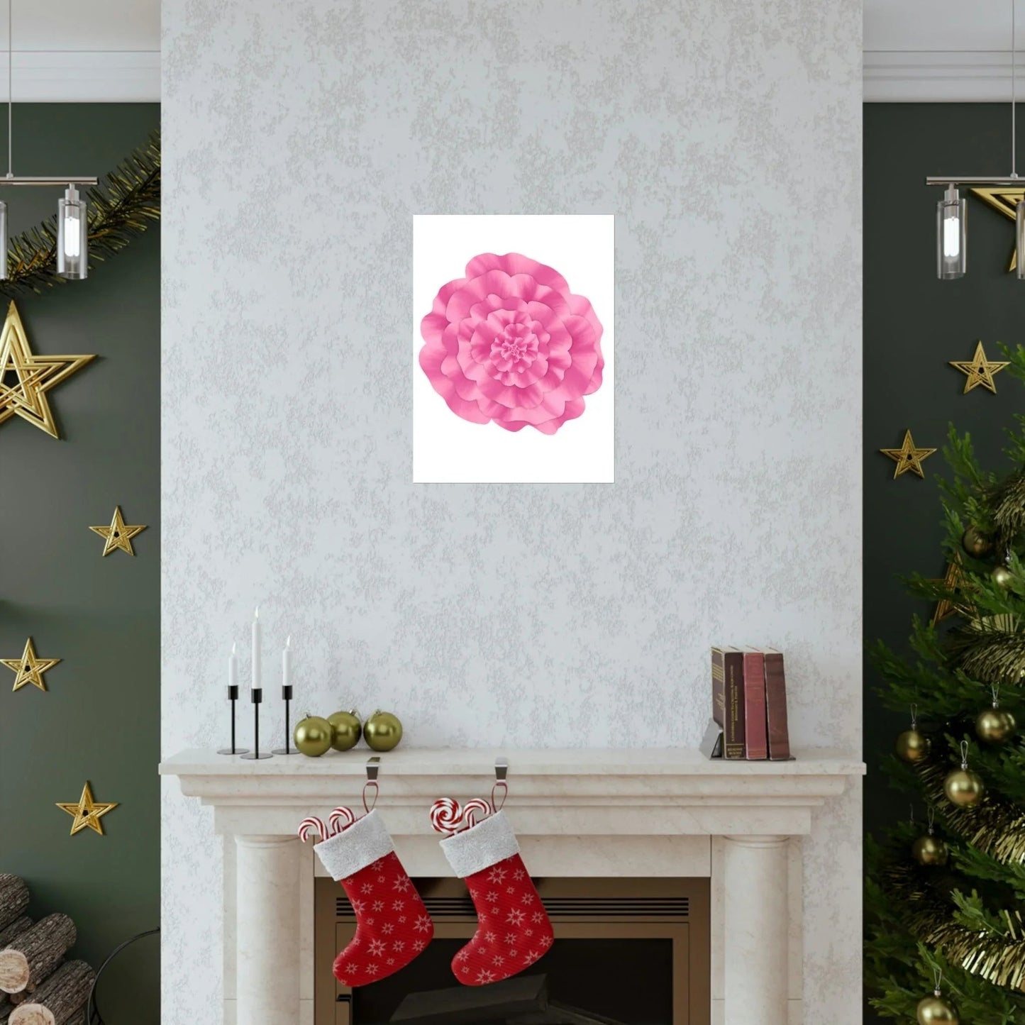 Peony Botanical Print – Unframed Wall Art