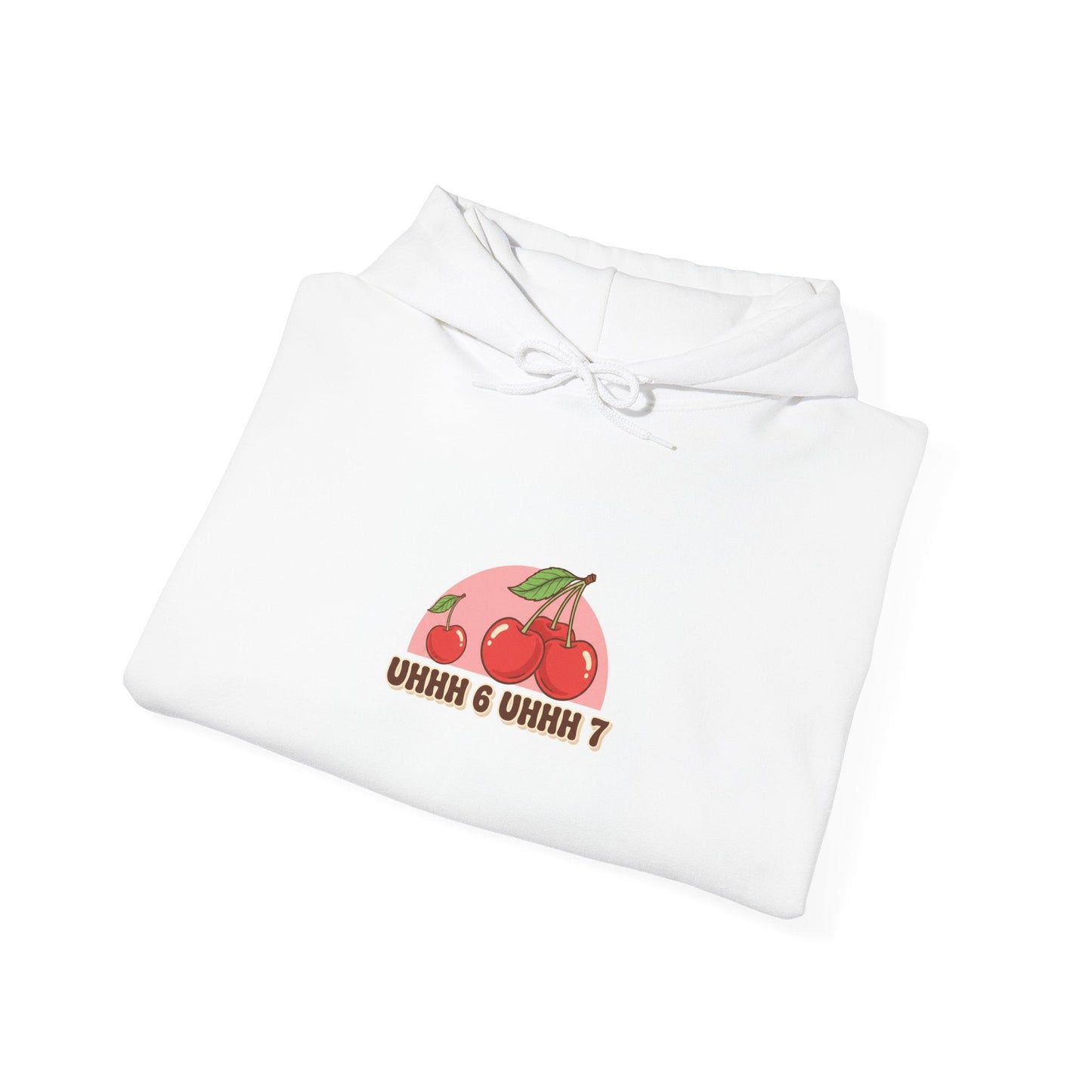 Retro Cherry Graphic Hoodie | kawaii fruit design, vintage cherry motif