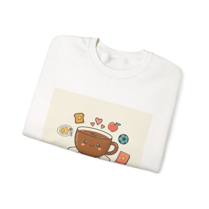 Morning Chaos Coffee Mom Sweatshirt | parenting morning humor, tired parent shirt