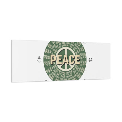 Peace doodle canvas | hand drawn sketch aesthetic, handwritten message