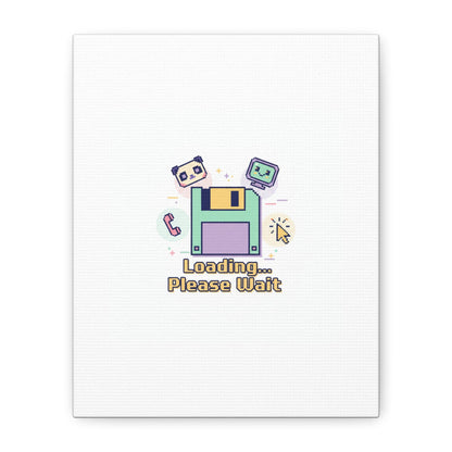Loading Please Wait Canvas | Old Internet Aesthetic, 90s Web Nostalgia