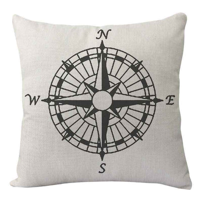 New Lighthouse Anchor Digital Printing Linen Pillowcase