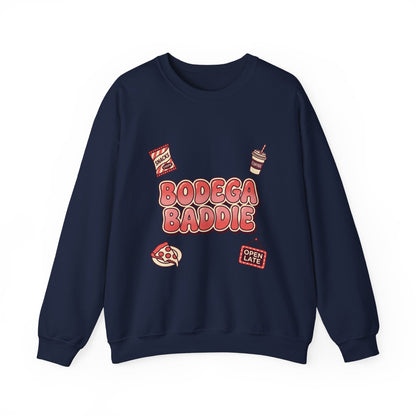 Bodega Baddie Crewneck Sweatshirt | NYC, Spanglish, Y2K Deli Sign