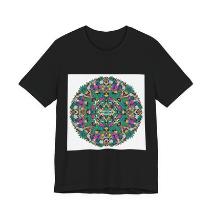 Psychedelic Botanical Mandala Tee | Festival Graphic T-Shirt