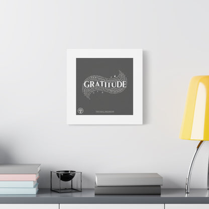 Gratitude Wall Art Matte Canvas | Tiny Treats, sweet uplifting print
