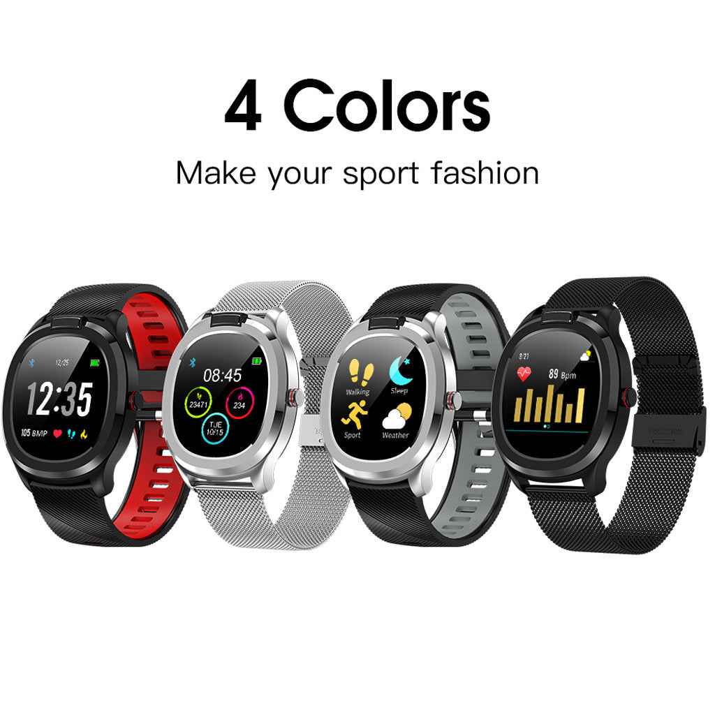 GT-Fit Sports Smart Watch - ECG, Heart Rate & Blood Oxygen Monitor with HD Touchscreen