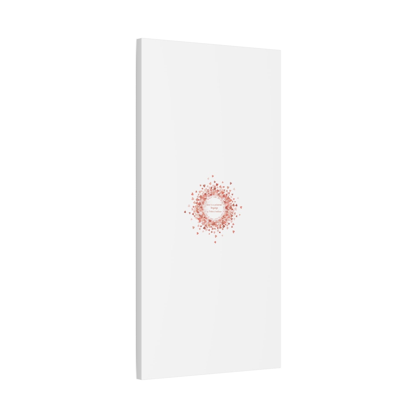 Tiny Heart Confetti Canvas | Matte Stretched Wall Art