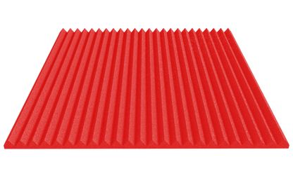 1 Inch Acoustic Foam Wedge Style Panels - 13 Color Options