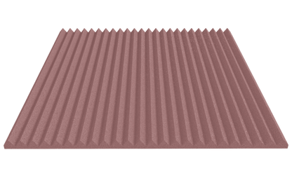 1 Inch Acoustic Foam Wedge Style Panels - 13 Color Options