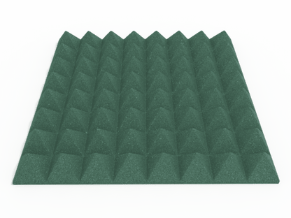 3 Inch Acoustic Foam Pyramid Style Panels - 13 Color Options