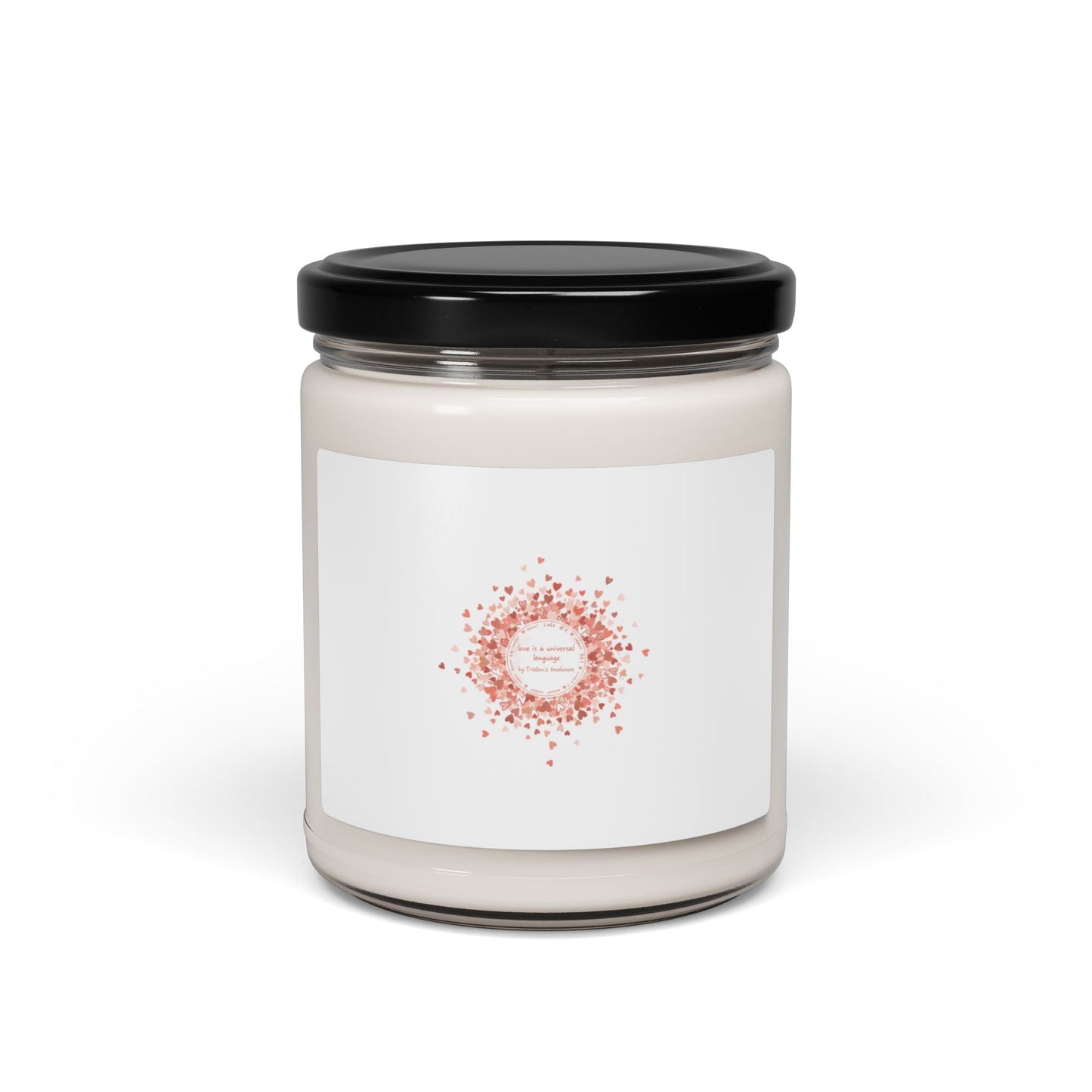Tiny Heart Confetti Candle | Scented Soy Candle, 9oz