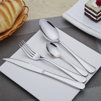 24-piece stainless steel cutlery set