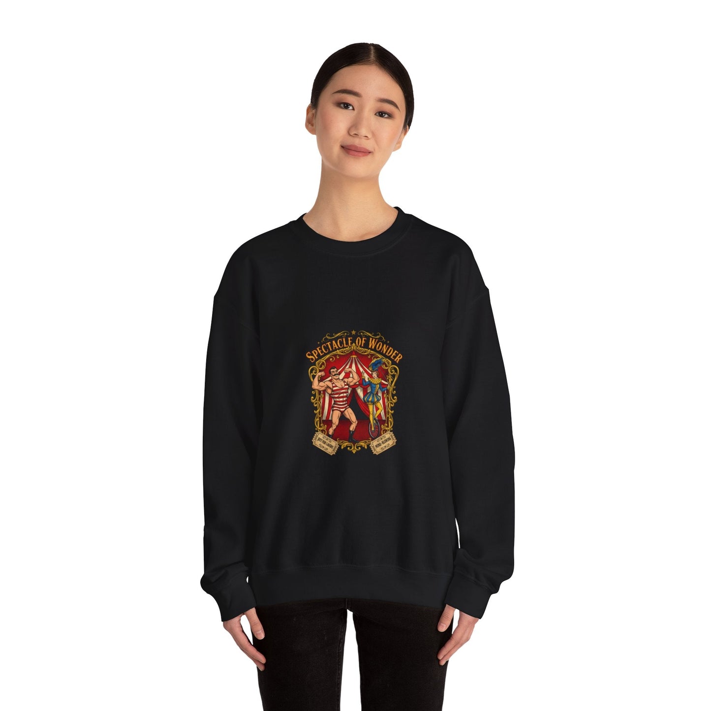 Vintage Circus Spectacle sweatshirt | camp circus aesthetic, carnival art print