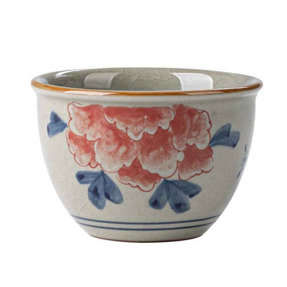 Blue And White Old Clay Hand Painted Master Cup Antique Ceramics Tea Cup