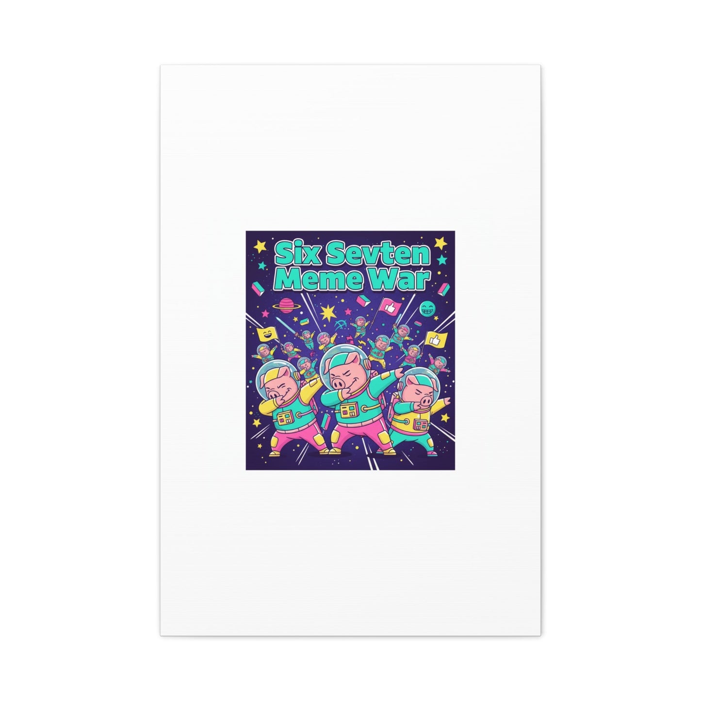 Six Sevven Meme War™ Canvas Tote | Nissspelled Edition
