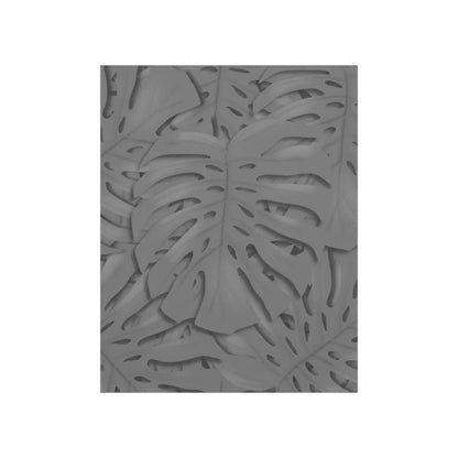 Grey Monstera Botanical Print – Unframed Wall Art