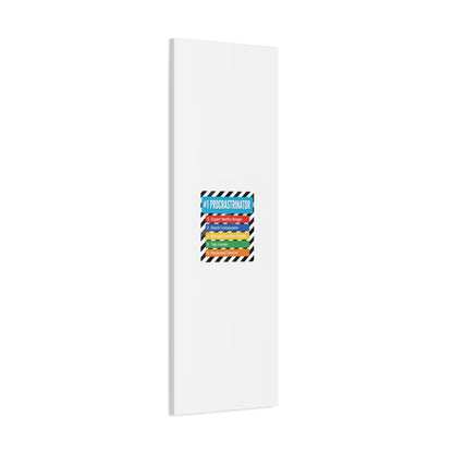 #1 Procrastinator Canvas, Rank-Style List Poster | Top-List Ranking Obsession