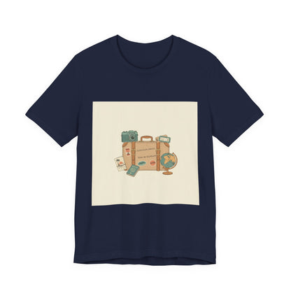 Vintage Travel Postcard tee | passport stamp, wanderlust design