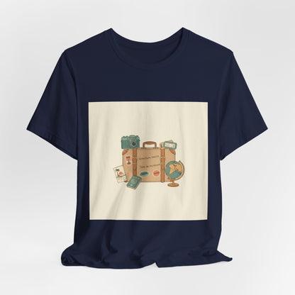 Vintage Travel Postcard tee | passport stamp, wanderlust design