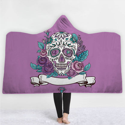 3D Digital Printed Hooded Blanket Cape