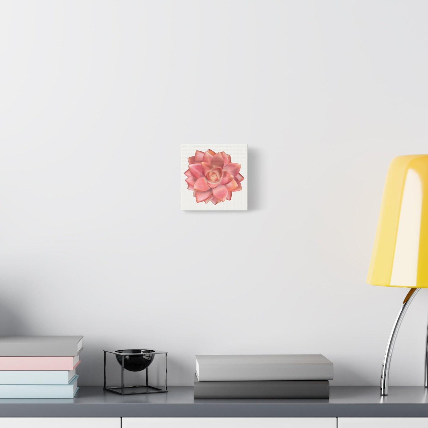 Graptosedum California Sunset Succulent Canvas Print – Botanical Wall Art