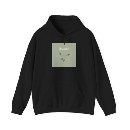 Breathe Leaf Motif Hoodie | nature vibes, forest minimal