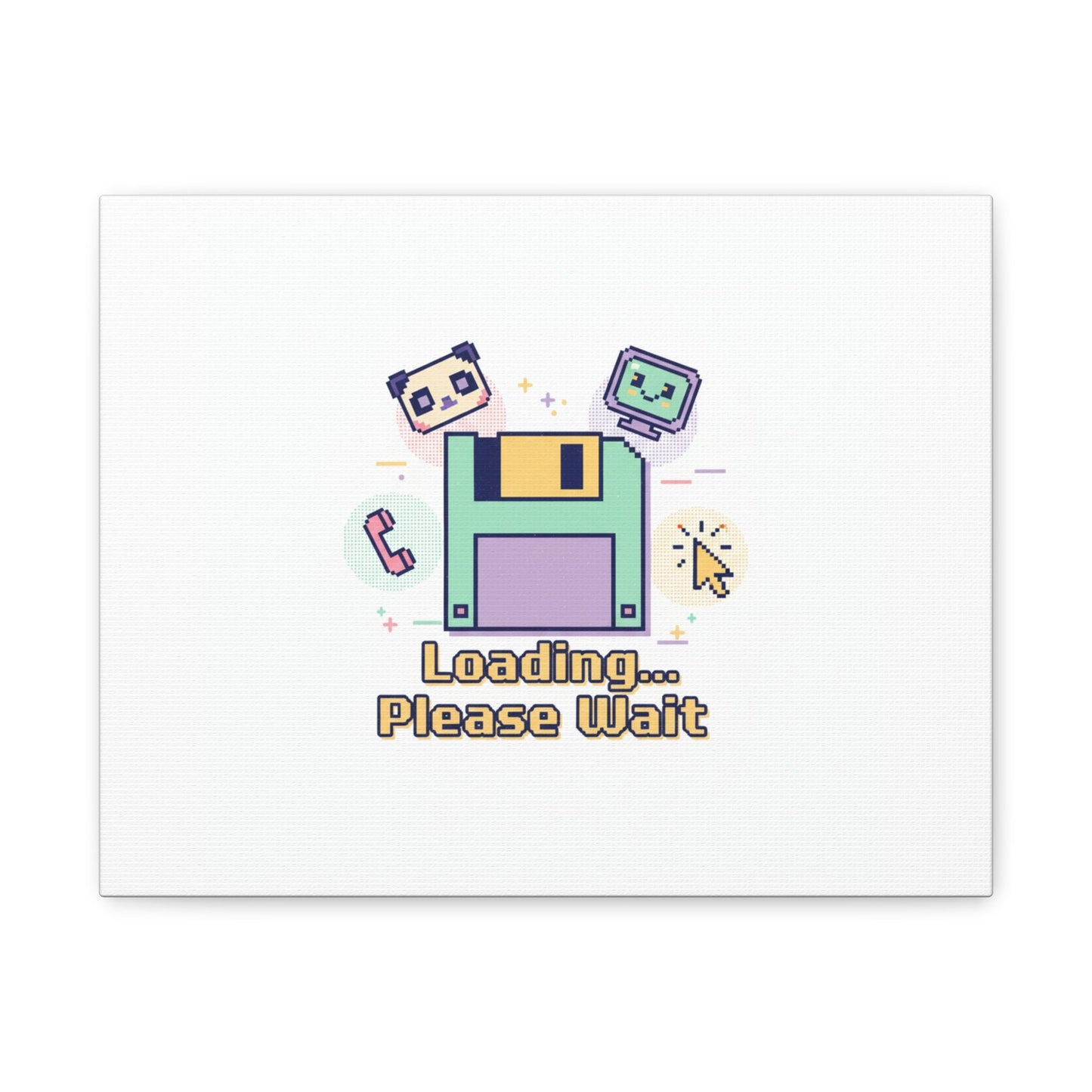 Loading Please Wait Canvas | Old Internet Aesthetic, 90s Web Nostalgia