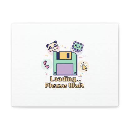 Loading Please Wait Canvas | Old Internet Aesthetic, 90s Web Nostalgia