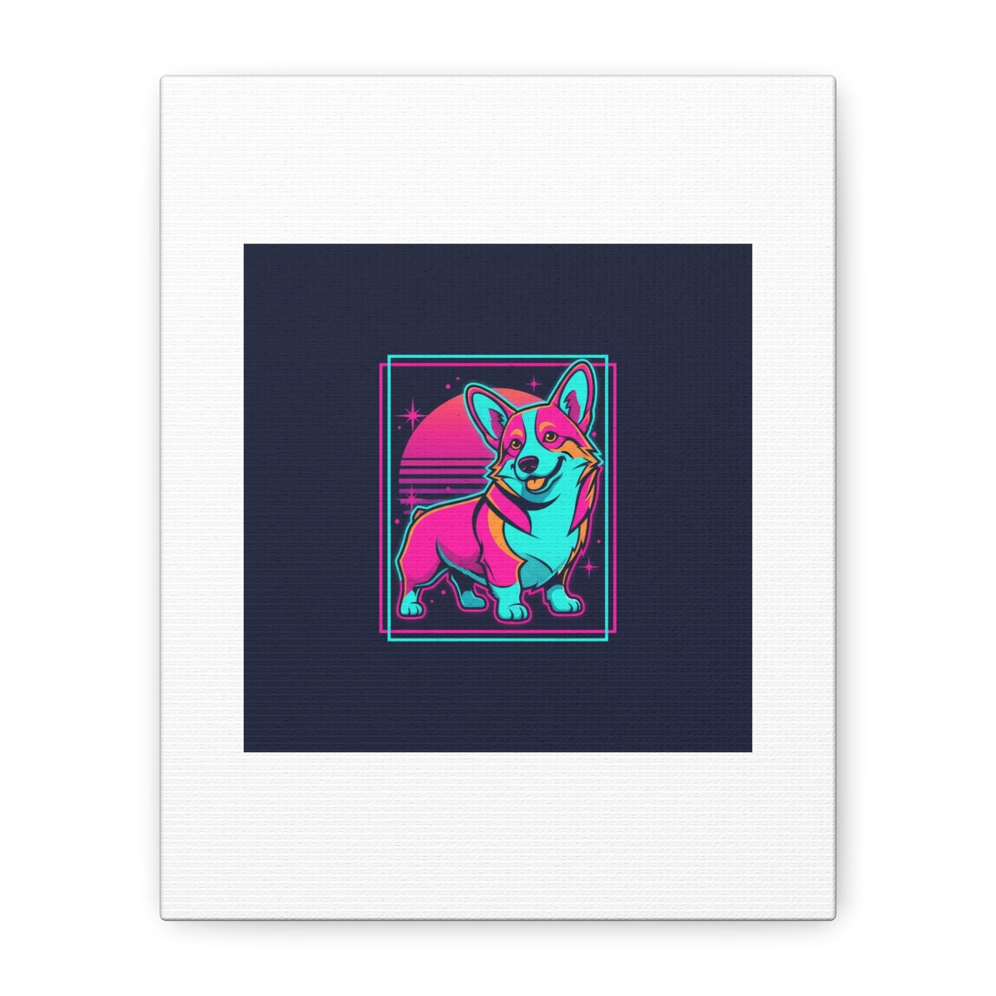 Platonic Love Corgi Canvas | Friendship Valentine, Galentine’s Wall Art