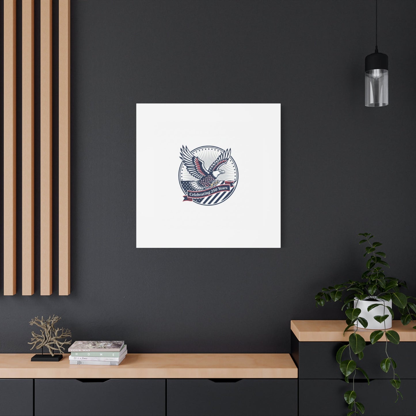 250th Anniversary Eagle Emblem Canvas | Semiquincentennial Americana