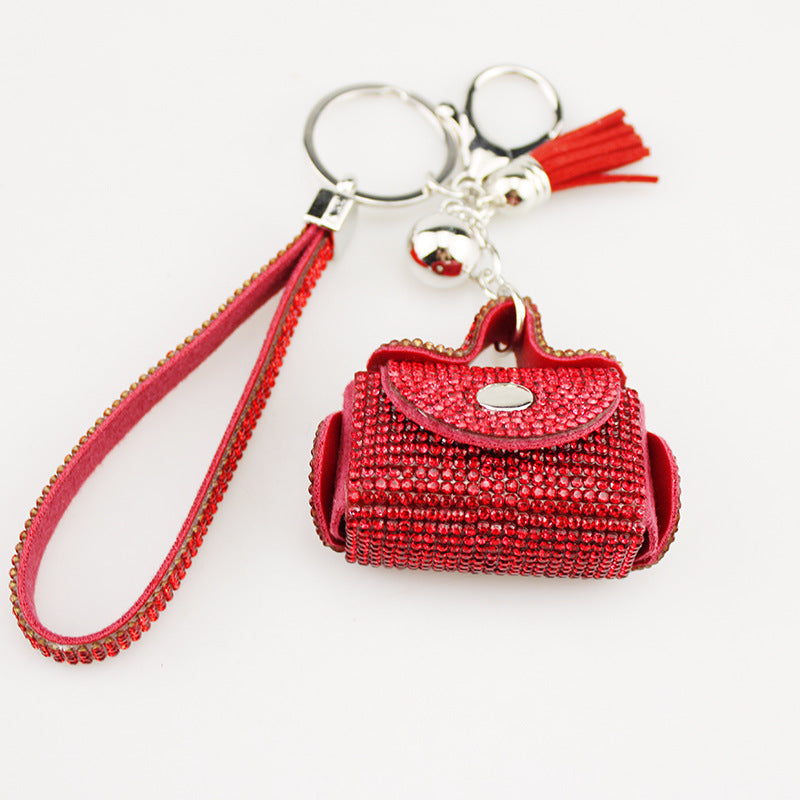 Diamond Coin Purse Earphone Bag