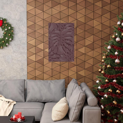 Merlot Monstera Botanical Print – Unframed Wall Art