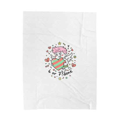 6 7 Weird Cupid Canvas | Viral Valentine's Wall Art | Funny Quirky Love