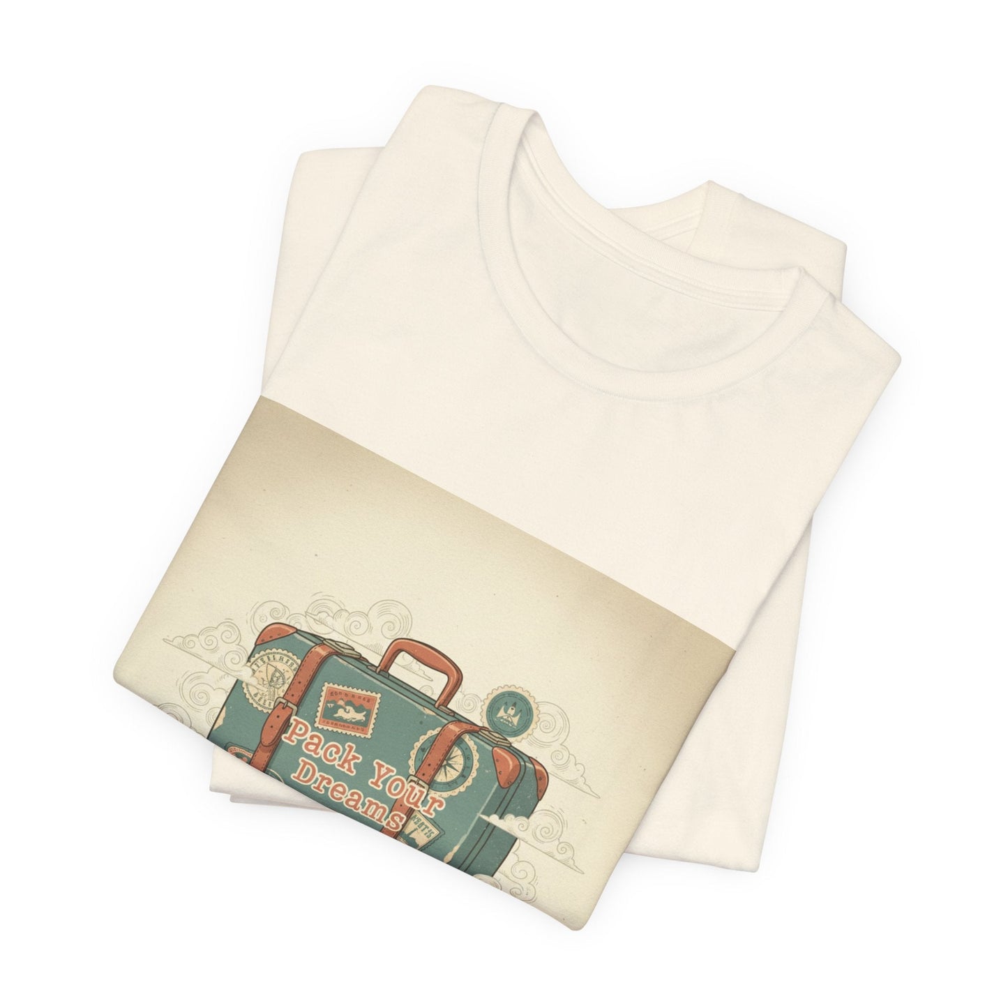 Retro Travel Postcard Tee | passport stamp, wanderlust design