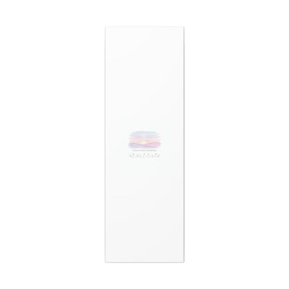 Choose Your Intentions Canvas, soft wellness poster, pastel gradient mindfulness art