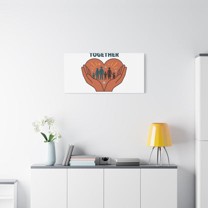 Families Belong Together Canvas | Family Unity, Bilingual Solidarity