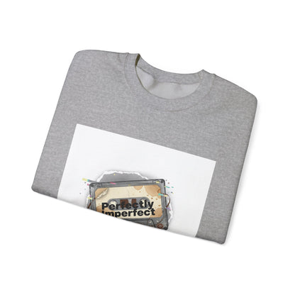 Glitch Tape 'Perfectly Imperfect' Sweatshirt | Analog Error, VHS Static