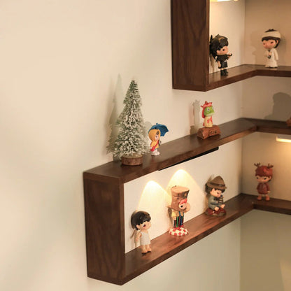 Corner Shelf Wall 90 Degree Corner Bookshelf