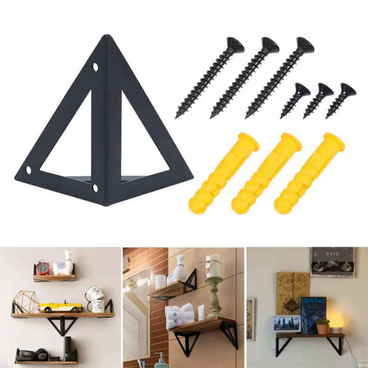 Floating Shelf Bracket Mount, Rustic Wood Wall Mount Shelf  For Bedroom