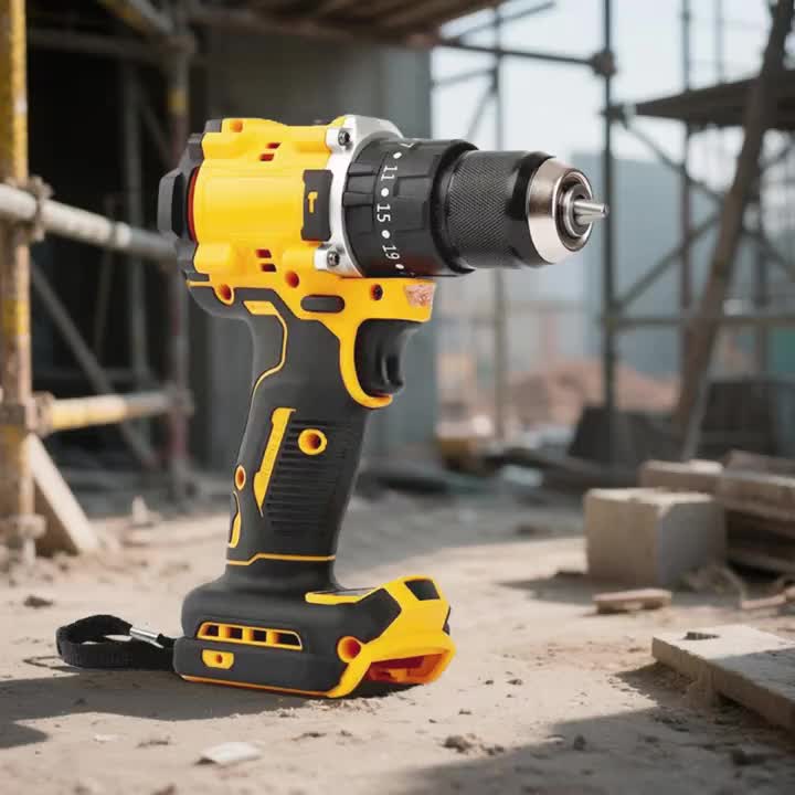 DCD805 20V Cordless Electric Tool | Brushless Impact Drill, Multi-functional Hand Drill, Lithium-ion Battery Powered (Batteries Not Included)