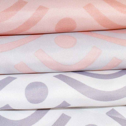 WIFI flower type shower curtain fabric