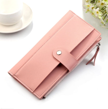 Clutch three fold buckle coin purse