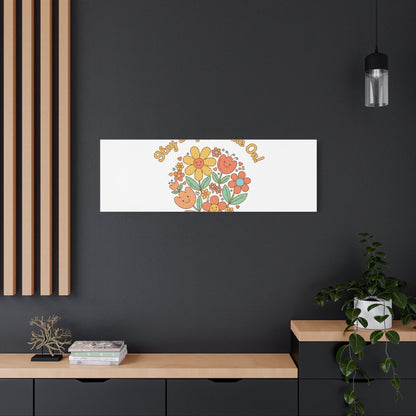 Stay Bright Shine On Canvas | Hopecore, Radical Optimism Wall Art