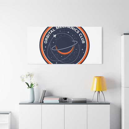 Orbital Mechanics Club Canvas | mission patch, space science