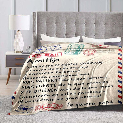 Flannel Digital Printed Single Layer Thick Blanket