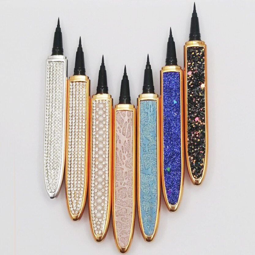 False Eyelashes Self-adhesive Eyeliner Multicolor Custom Designs