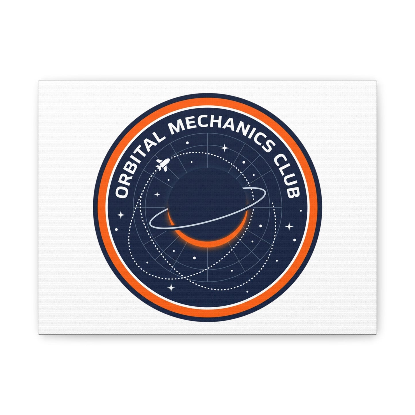 Orbital Mechanics Club Canvas | mission patch, space science