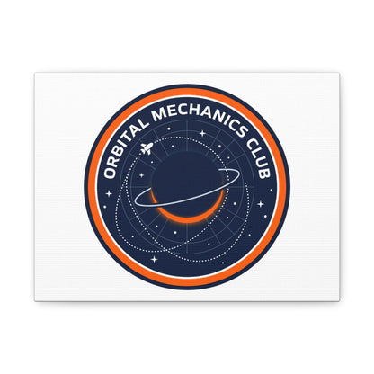 Orbital Mechanics Club Canvas | mission patch, space science
