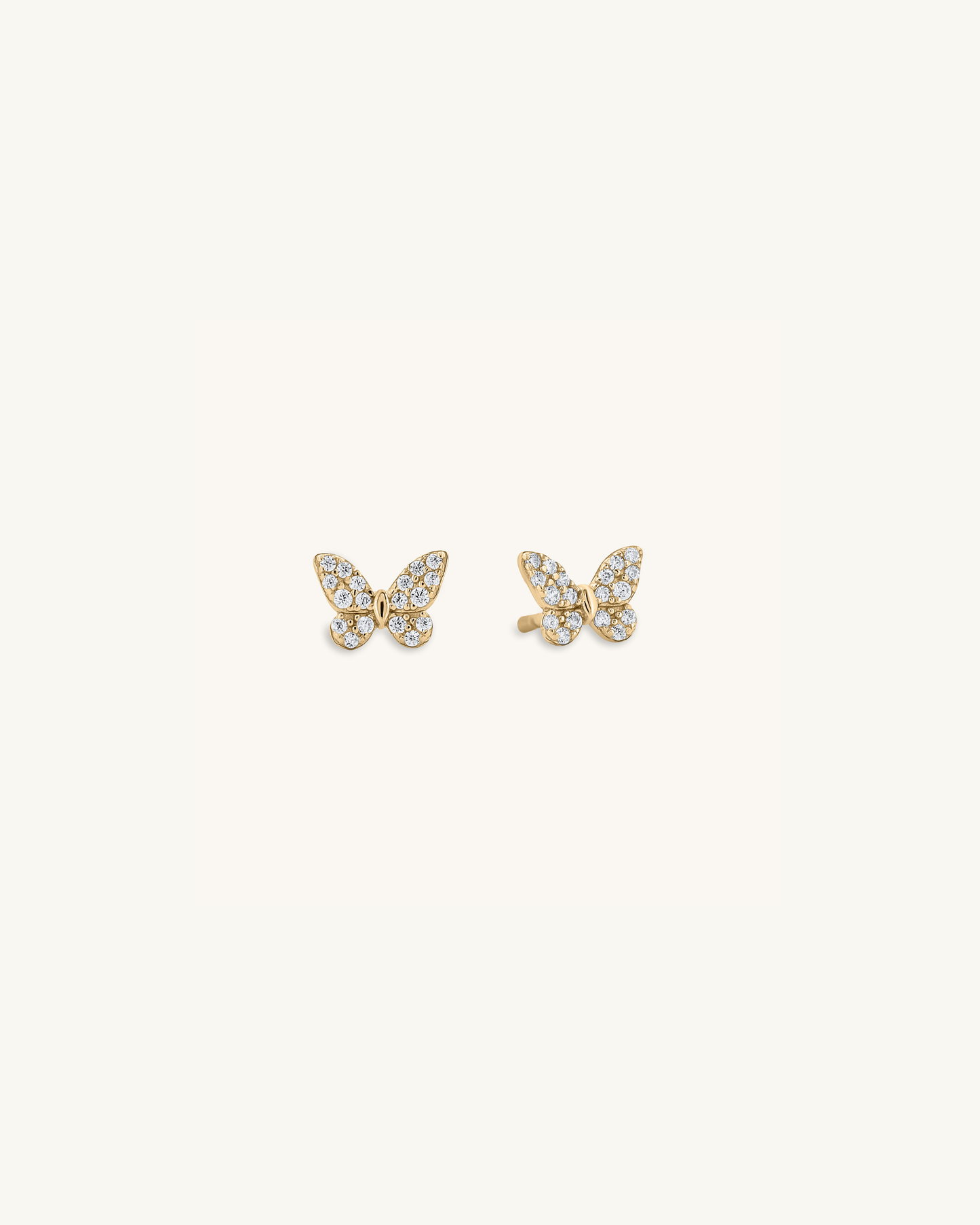 Butterfly Flat Back Studs