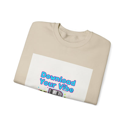 Download Your Vibe Sweatshirt | Y2K retro tech, pixel floppy art